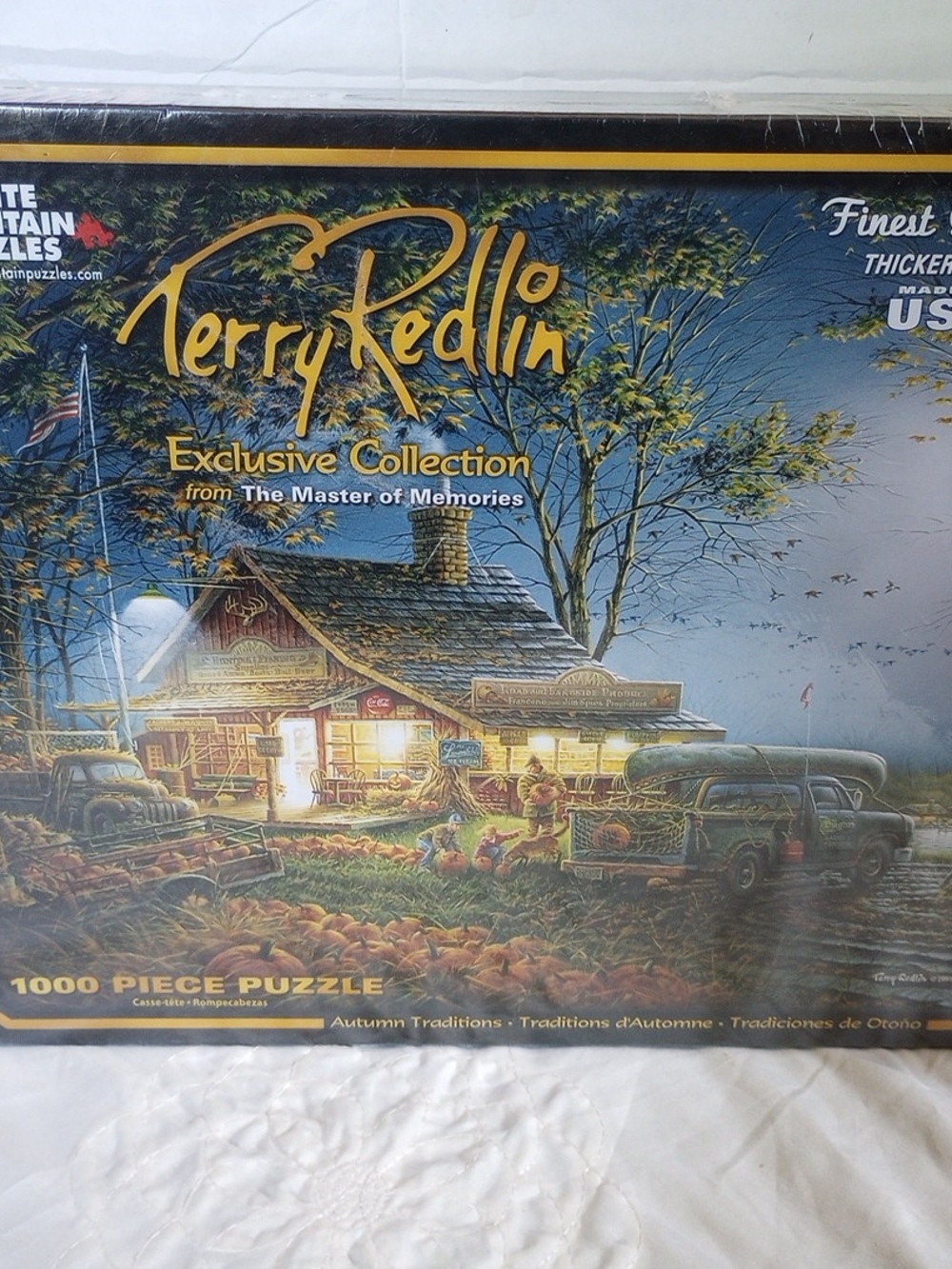 Autumn Traditions Terry Redlin Exclusive 1000-Piece White Mountain Puzzle